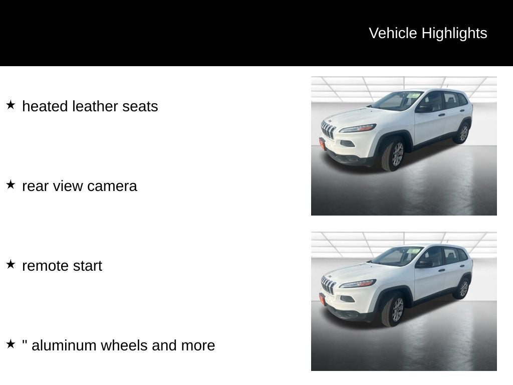 2015 Jeep Cherokee Sport