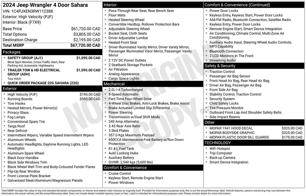 2024 Jeep Wrangler Sahara