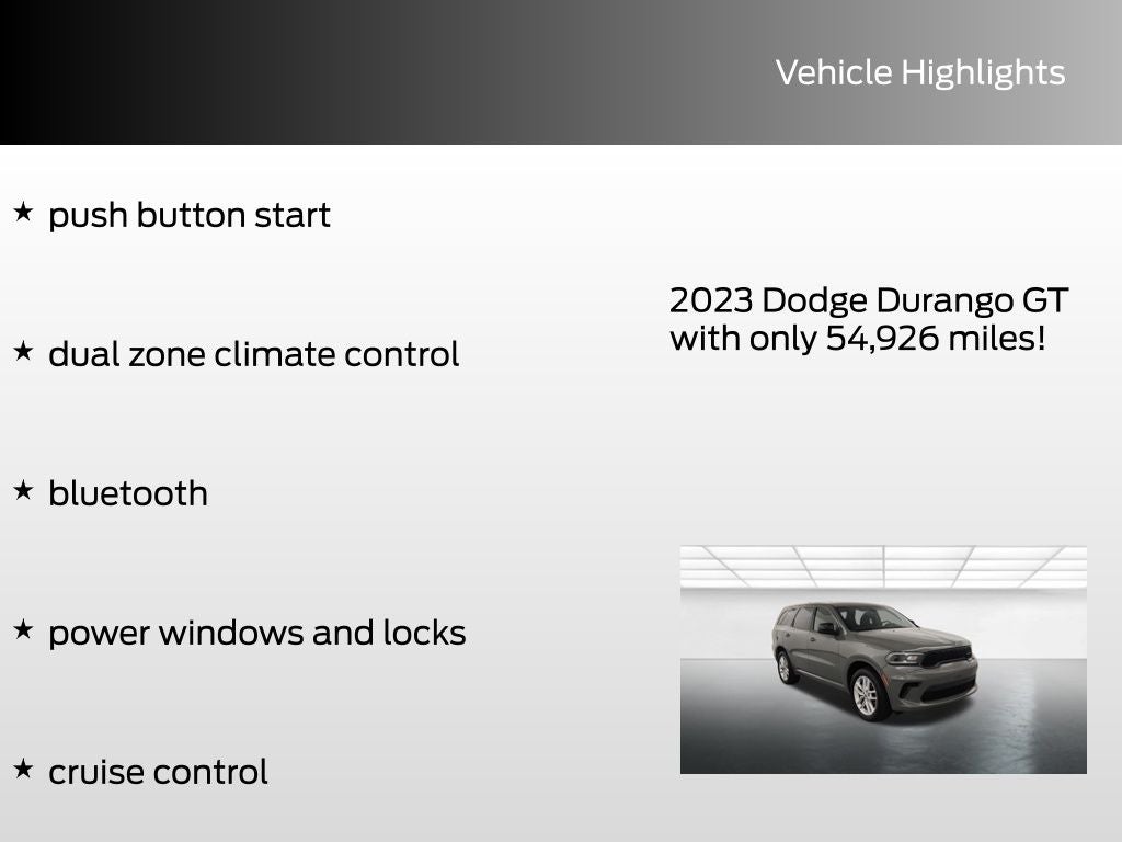 2023 Dodge Durango GT