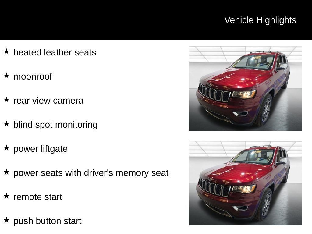 Used 2020 Jeep Grand Cherokee Limited with VIN 1C4RJFBG3LC180417 for sale in Kansas City