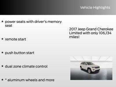 2017 Jeep Grand Cherokee Limited