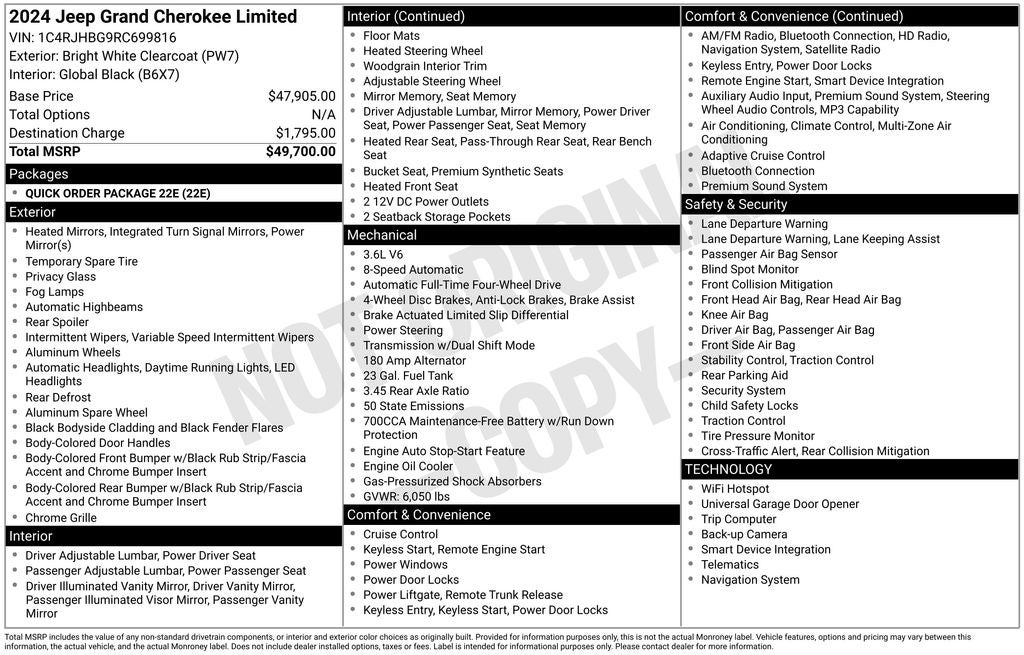 2024 Jeep Grand Cherokee Limited