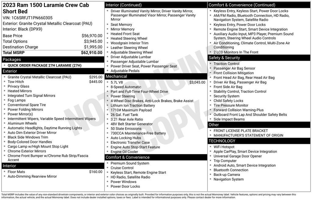 2023 RAM 1500 Laramie