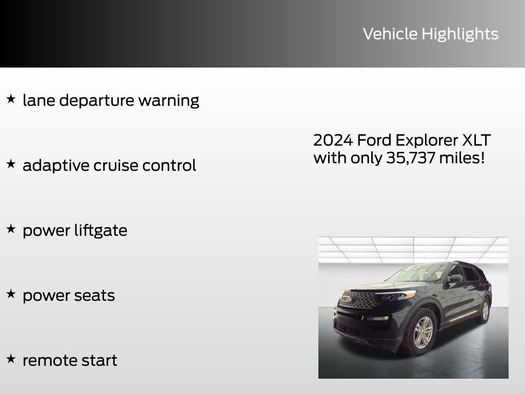 2024 Ford Explorer XLT