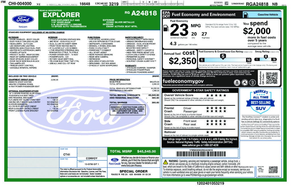 2024 Ford Explorer XLT