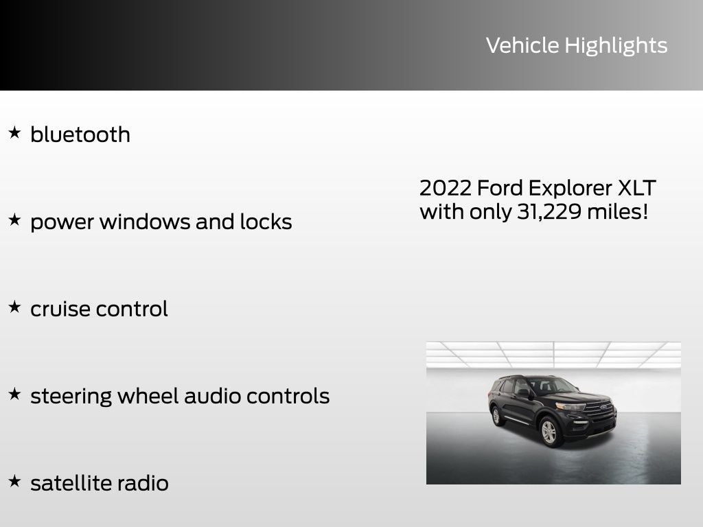 2022 Ford Explorer XLT