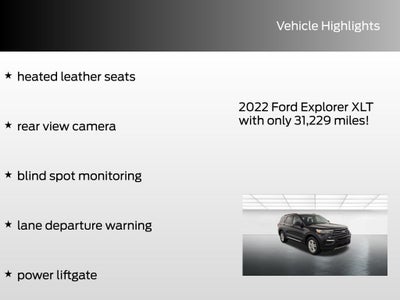 2022 Ford Explorer XLT