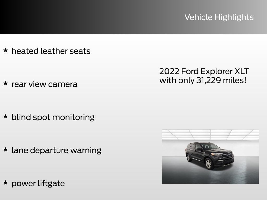 2022 Ford Explorer XLT