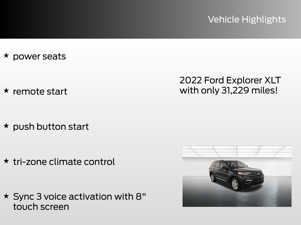 2022 Ford Explorer XLT
