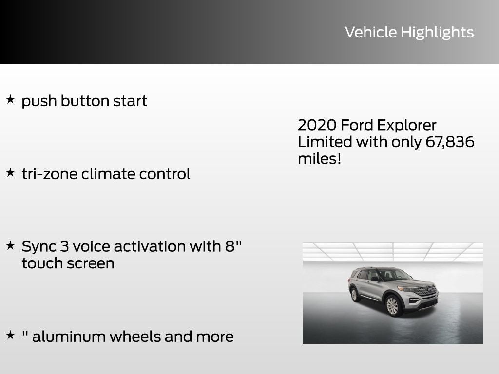 2020 Ford Explorer Limited