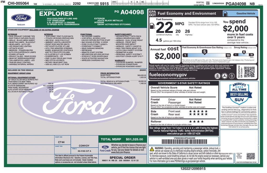 2023 Ford Explorer ST-Line