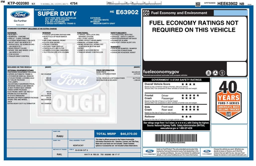 2017 Ford F-250SD XLT