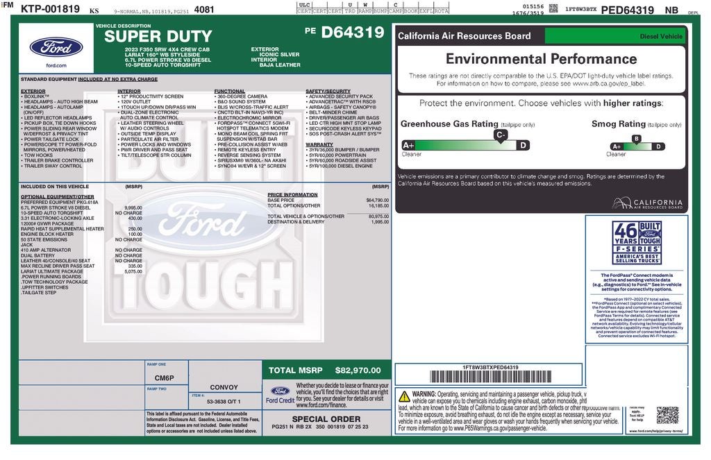 2023 Ford F-350SD Lariat
