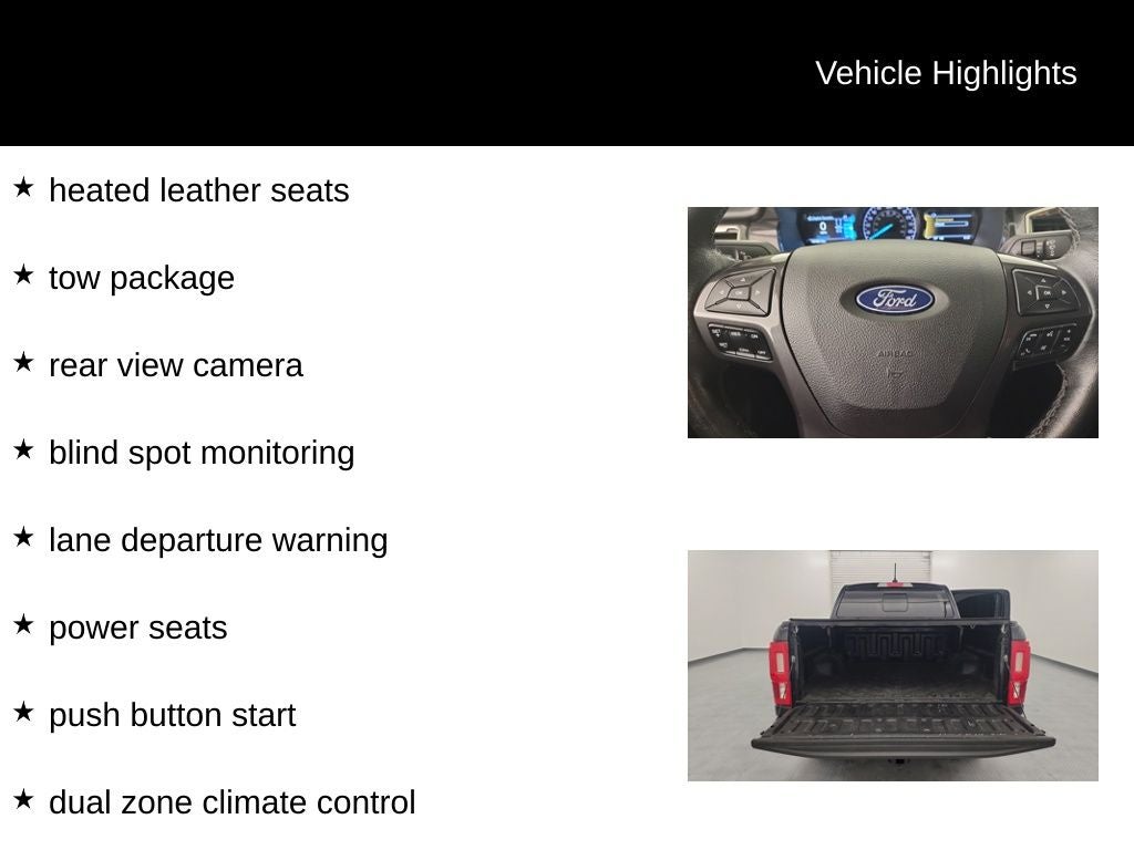 2019 Ford Ranger Lariat