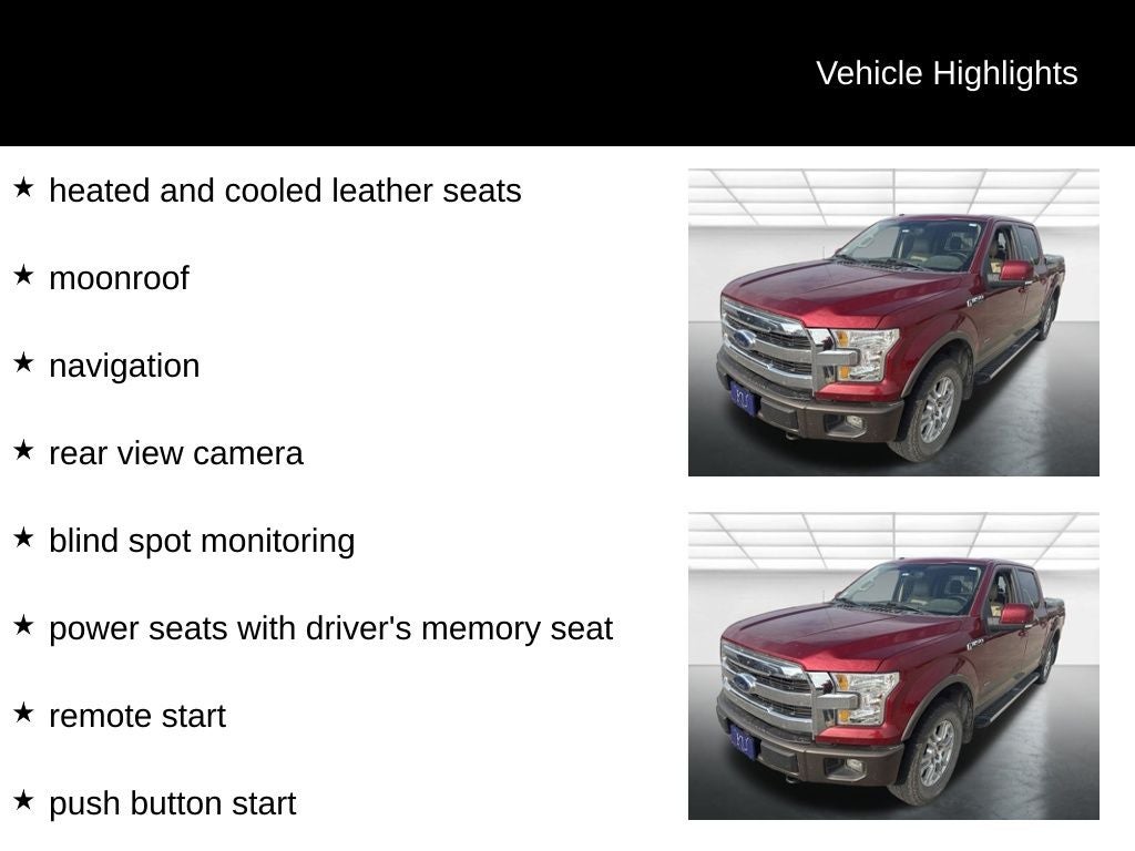 2015 Ford F-150 Lariat