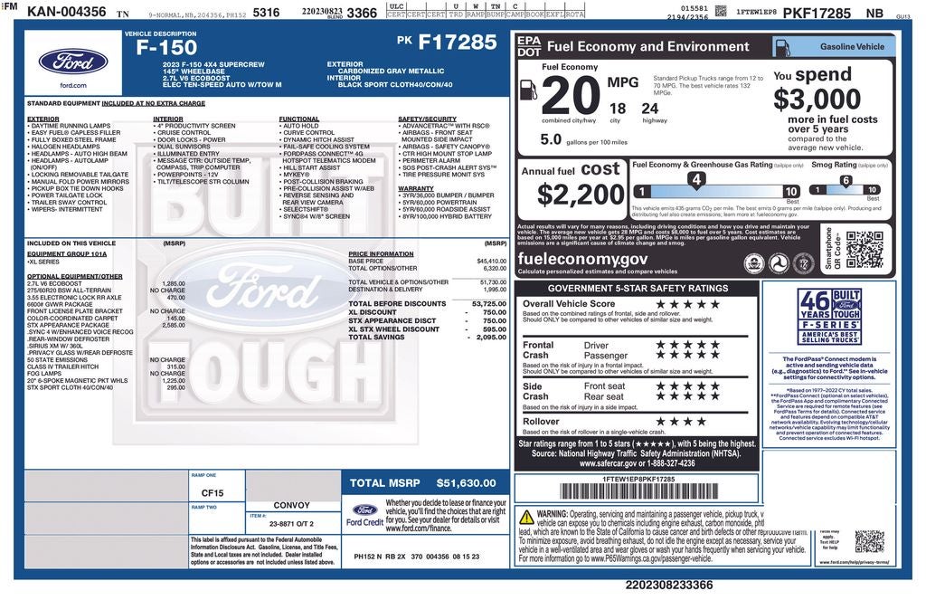 2023 Ford F-150 XL