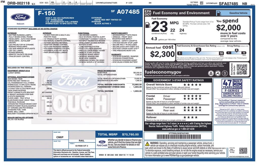 2025 Ford F-150 Lariat