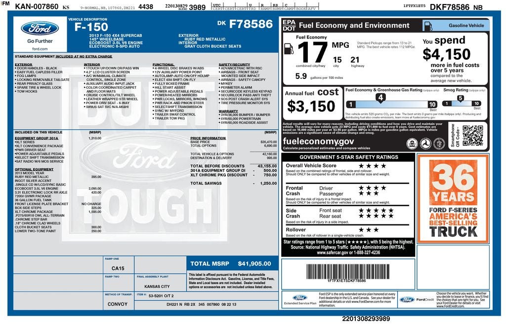 2013 Ford F-150 XLT