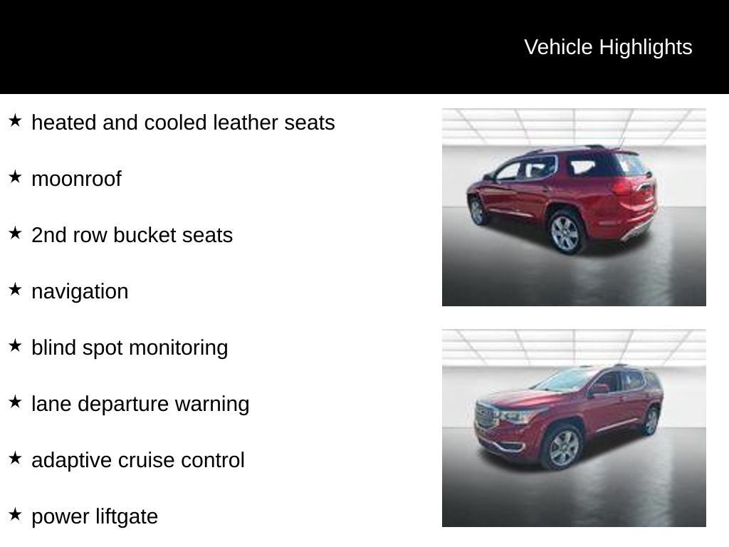 2019 GMC Acadia Denali