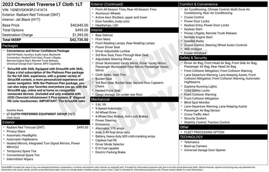 2023 Chevrolet Traverse LT 1LT