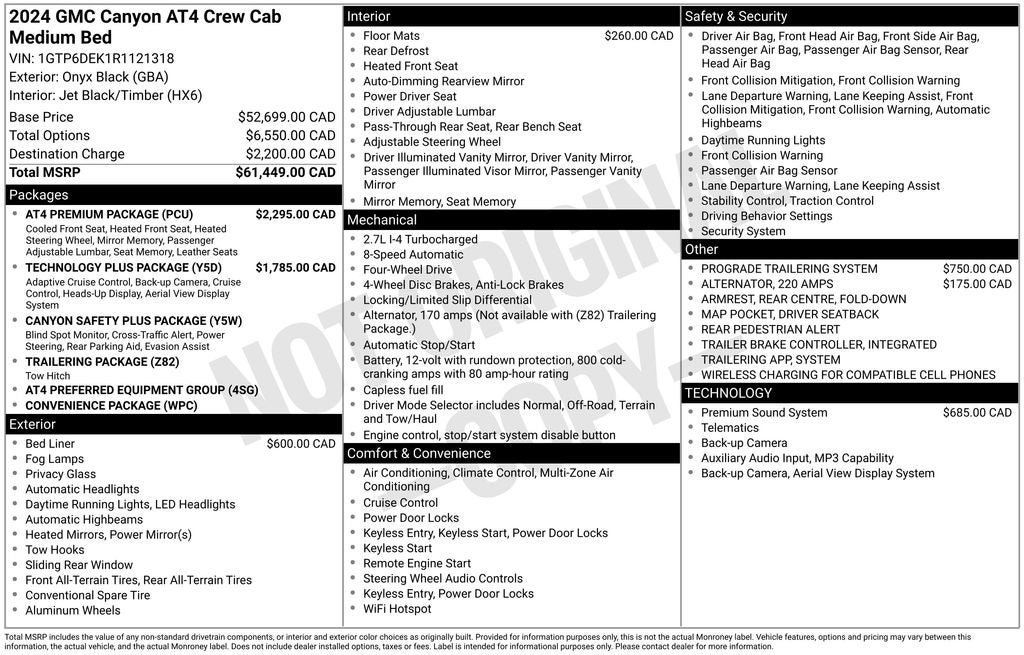 2024 GMC Canyon AT4