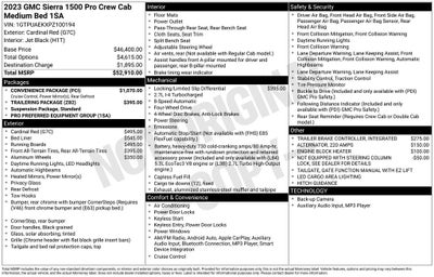 2023 GMC Sierra 1500 Pro