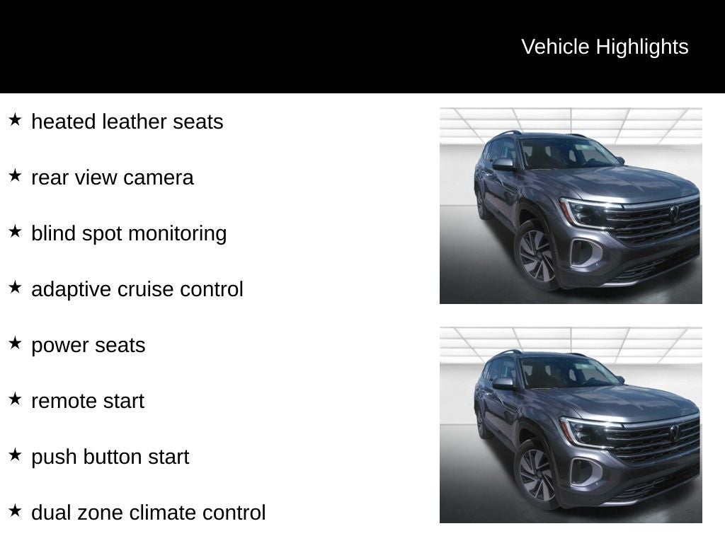2024 Volkswagen Atlas 2.0T SE w/Technology
