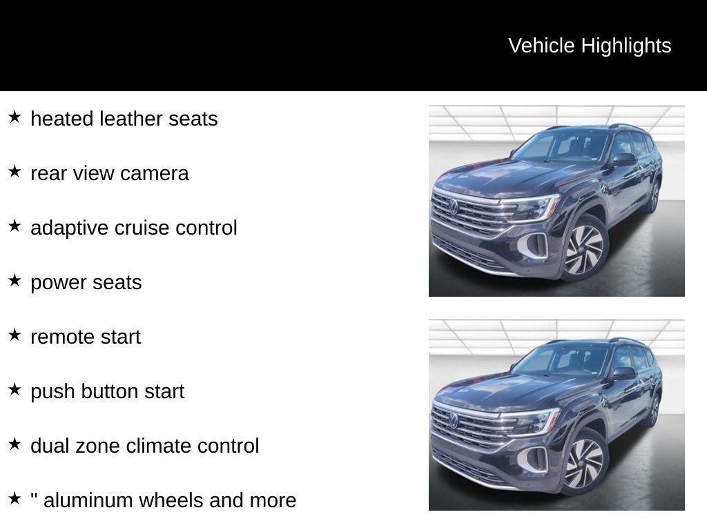 2024 Volkswagen Atlas 2.0T SE w/Technology