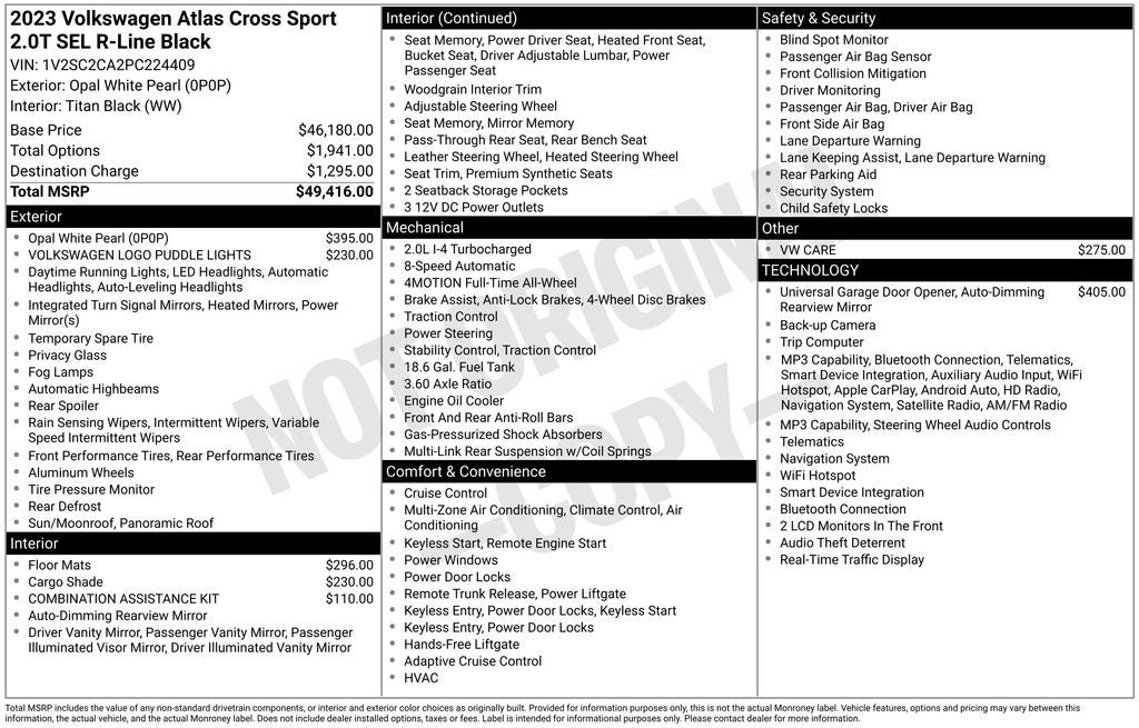 2023 Volkswagen Atlas Cross Sport 2.0T SEL R-Line