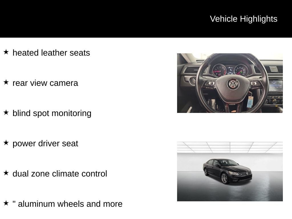 2018 Volkswagen Passat 2.0T R-Line