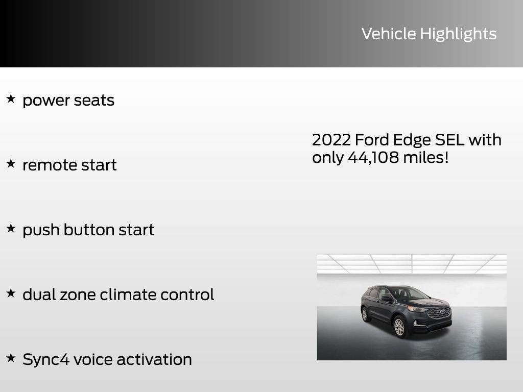 2022 Ford Edge SEL