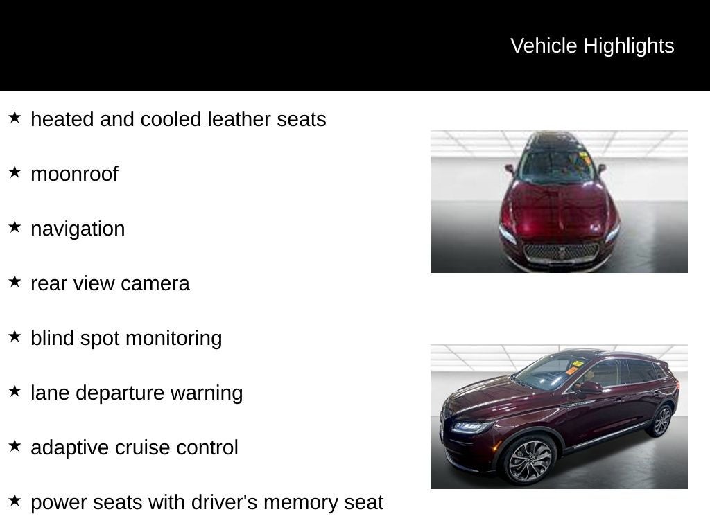2022 Lincoln Nautilus Reserve