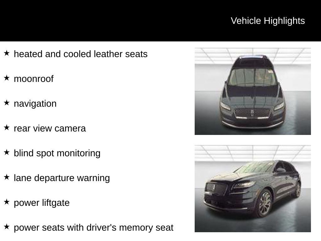 2022 Lincoln Nautilus Reserve