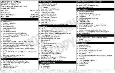 2024 Toyota RAV4 LE