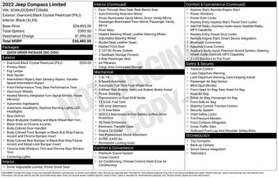 2022 Jeep Compass Limited