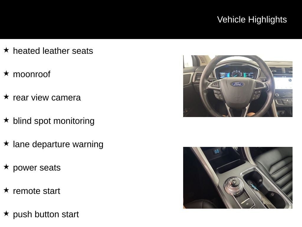 2019 Ford Fusion SEL