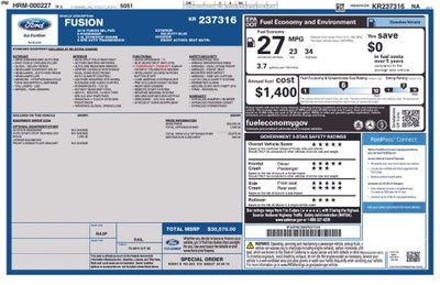 2019 Ford Fusion SEL