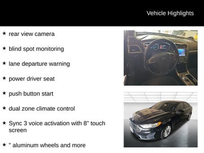 2020 Ford Fusion SE