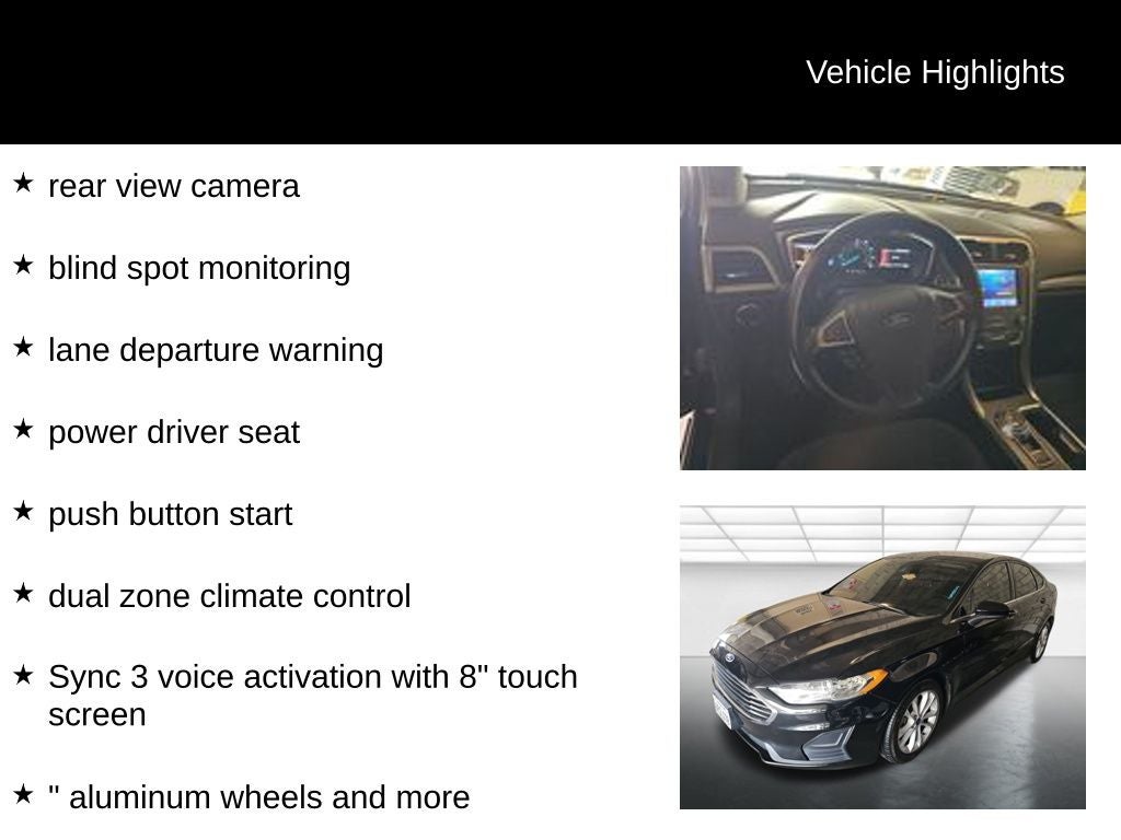 2020 Ford Fusion SE