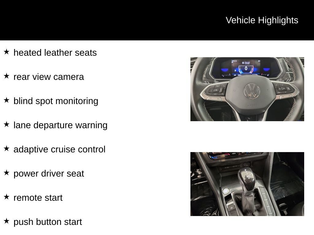 2022 Volkswagen Tiguan 2.0T SE