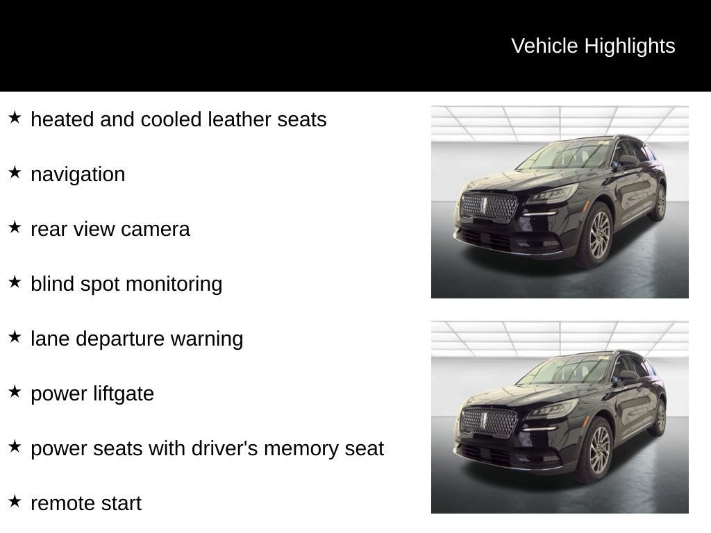 2022 Lincoln Corsair Standard