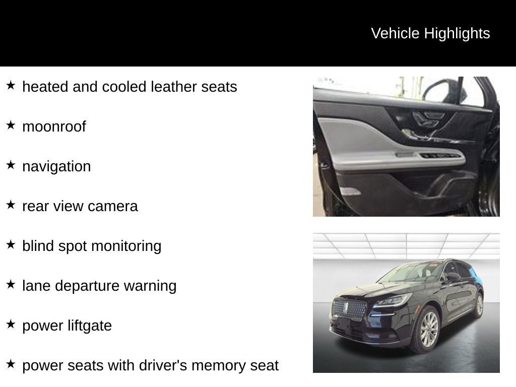 2022 Lincoln Corsair Standard