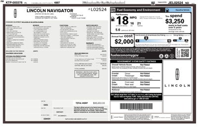 2018 Lincoln Navigator Black Label