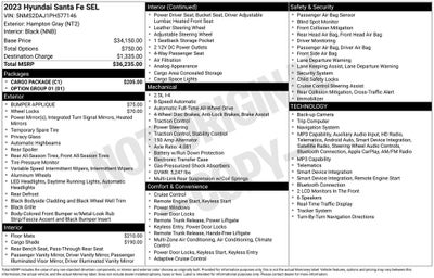 2023 Hyundai Santa Fe SEL