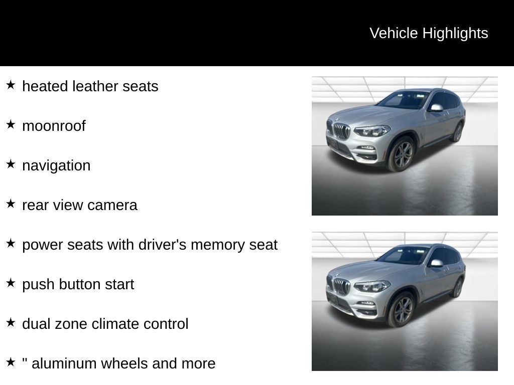 2019 BMW X3 xDrive30i