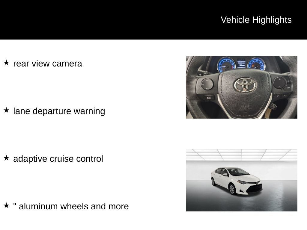 2019 Toyota Corolla LE
