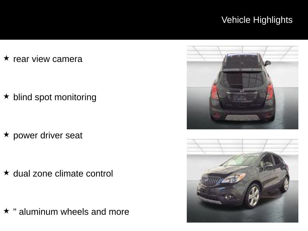 2016 Buick Encore Convenience