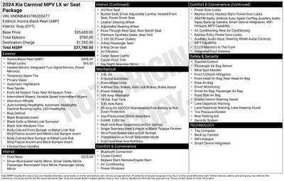 2024 Kia Carnival LX