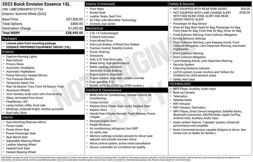 2023 Buick Envision Essence