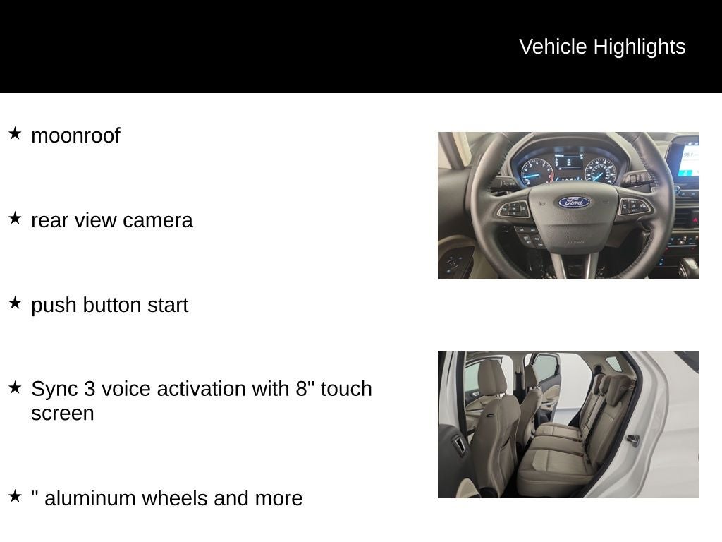 2018 Ford EcoSport SE